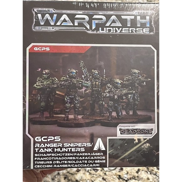 Warpath GCPS - Ranger Sniper/Tank Hunter Team - Deadzone Compatible Miniatures - Picture 1 of 9